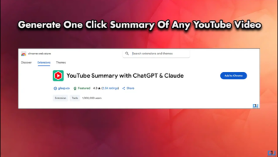How to generate a click summary of any YouTube video