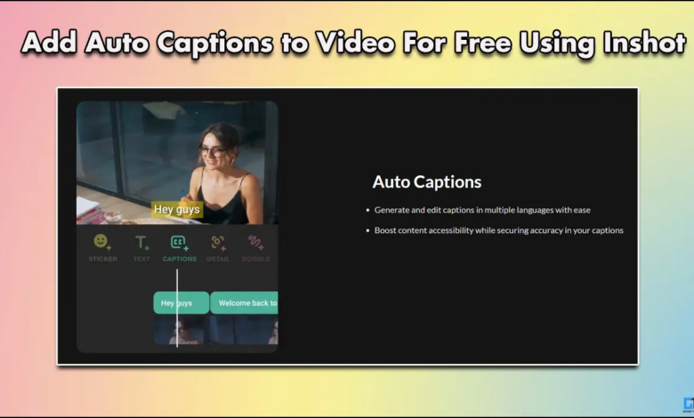 How to add automatic subtitles to video using Inshot How to add automatic subtitles to video using Inshot