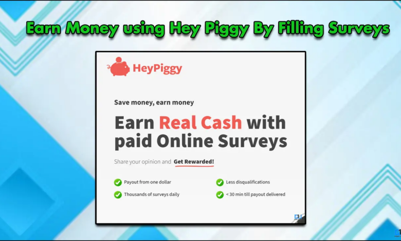 How to make money with Heypiggy by filling surveys How to make money with Heypiggy by filling surveys