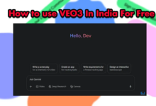 How to use VEO 3 Video Generator in India for free