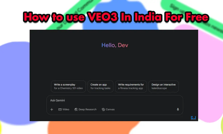 How to use VEO 3 Video Generator in India for free How to use VEO 3 Video Generator in India for free